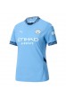 Fotbalové Dres Manchester City Jeremy Doku #11 Dámské Domácí Oblečení 2024-25 Krátký Rukáv